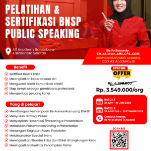 Pelatihan Public Speaking BNSP