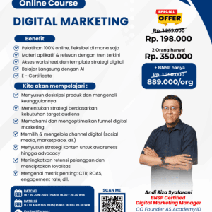 Pelatihan Digital Marketing Online