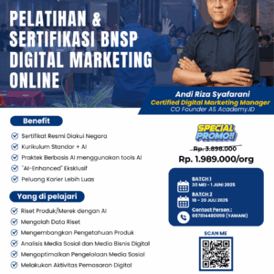 Pelatihan Digital Marketing BNSP